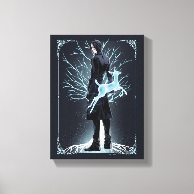 Anime Severus Snape's Doe Patronus Canvastryck (Framsida)