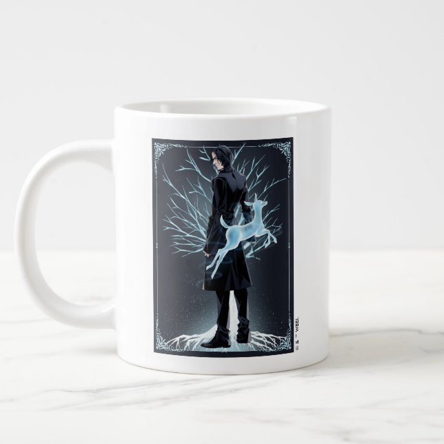 Anime Severus Snape's Doe Patronus Jumbo Mugg (Vänster)