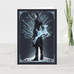 Anime Severus Snape's Doe Patronus Kort