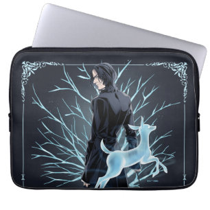 Anime Severus Snape's Doe Patronus Laptop Fodral