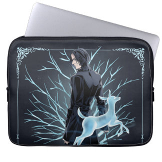 Anime Severus Snape's Doe Patronus Laptop Fodral