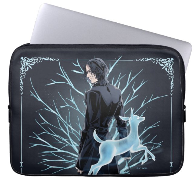 Anime Severus Snape's Doe Patronus Laptop Fodral (Framsidan)