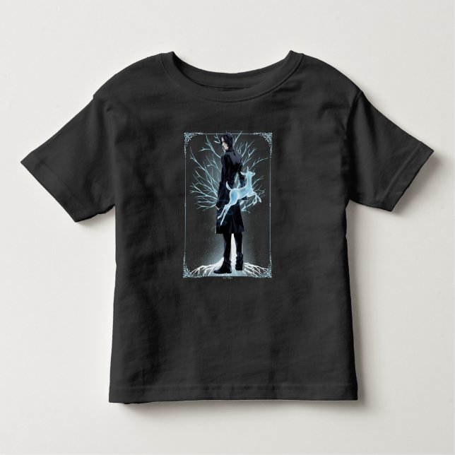 Anime Severus Snape's Doe Patronus T Shirt (Framsida)