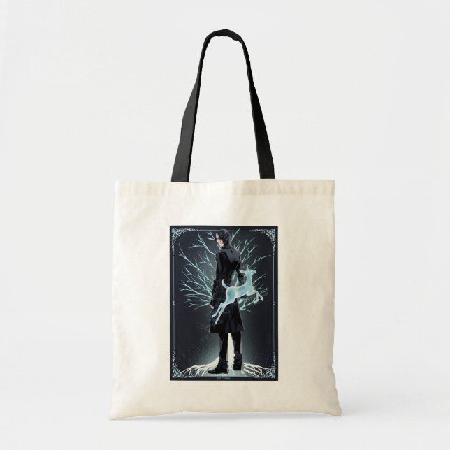 Anime Severus Snape's Doe Patronus Tygkasse (Framsidan)