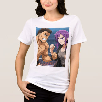 Anime Showdown: Fighter mot hjältinna T Shirt