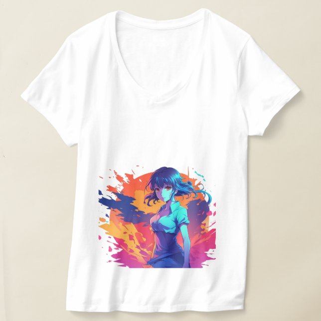 Anime Silhouette Tee (Laydown)