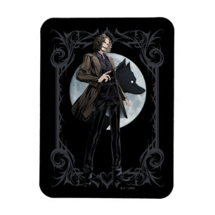 Anime Sirius Black Animagus blir Magnet