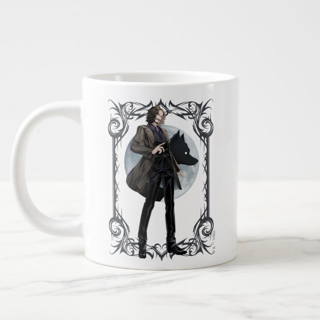 Anime Sirius Black Animagus Jumbo Mugg (Vänster)