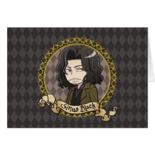 Anime Sirius Black Hälsningskort