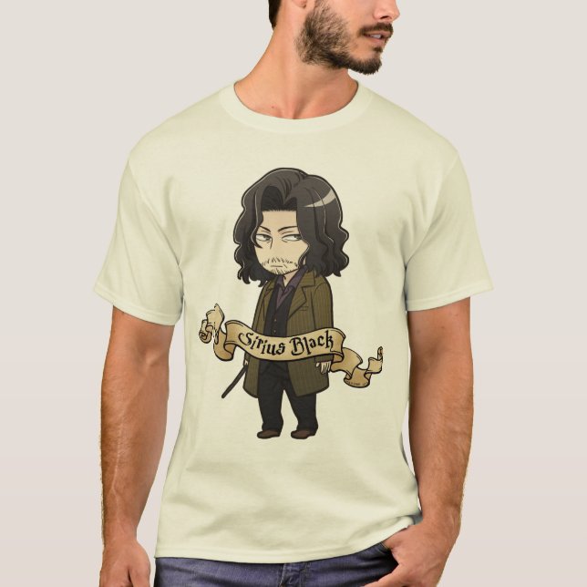 Anime Sirius Black T-shirt (Framsida)