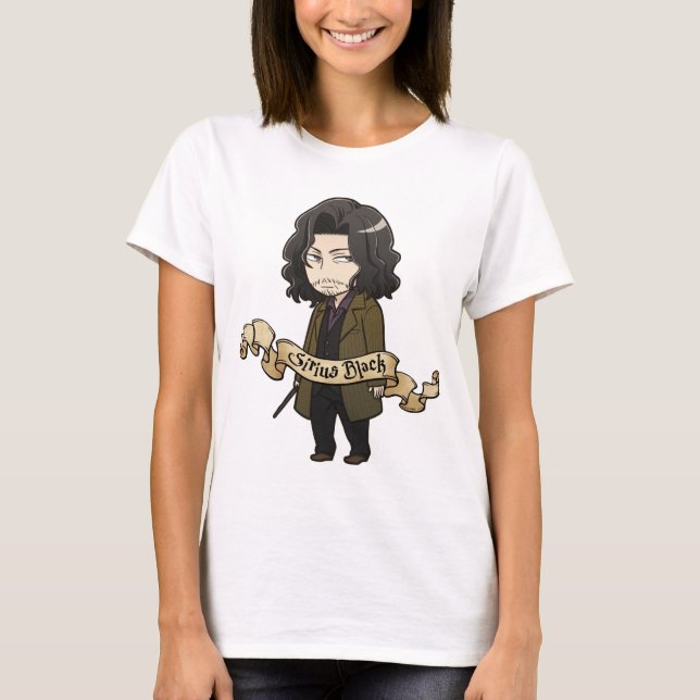 Anime Sirius Black Tee Shirt (Framsida)