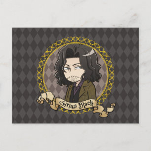 Anime Sirius Black Vykort