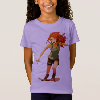 Anime Skater Girl T Shirt