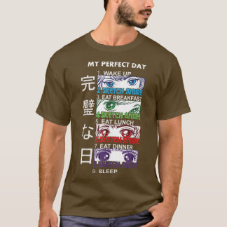 Anime Sketching Shirt Sketching Anime Perfect Day  T Shirt