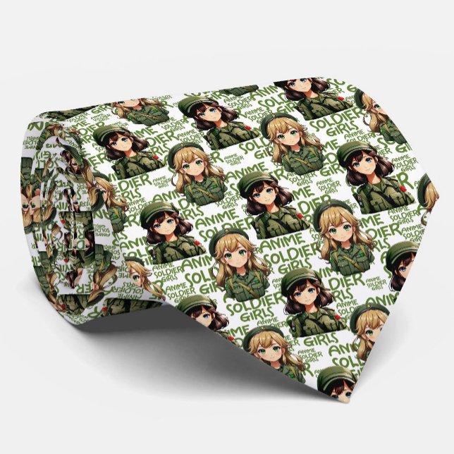 Anime Soldier Girls Mönster Design Slips (Skapare uppladdad)