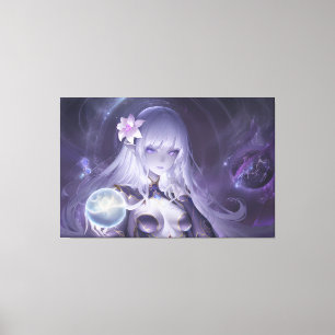 Anime Sorceress Canvastryck
