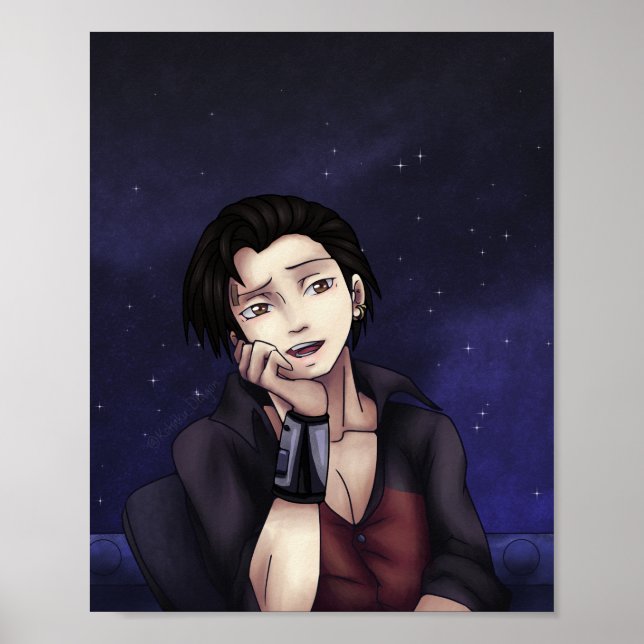 Anime Space Pirat Poster (Framsidan)