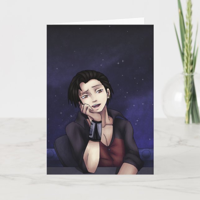 Anime Space Pirate Kort (Framsida)
