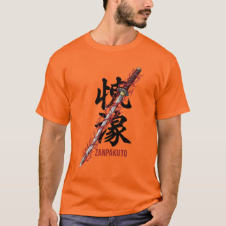 Anime Spirit Sword Zanpakuto with Red Lightning T Shirt