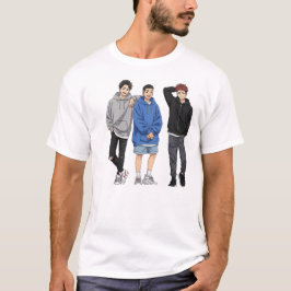 Anime Squad Goals T-Shirt - Tre Vänner