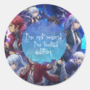 Anime Stickers Runt Klistermärke