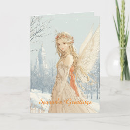 Anime Stil Angel Jul Kort