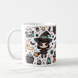 Anime Stil Halloween Kaffemugg