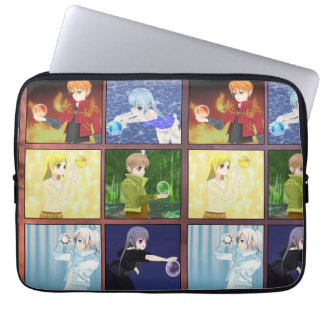 Anime Stil Inslag Laptop Fodral