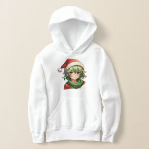 Anime Stil jul Elf Porträtt T Shirt