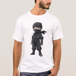Anime Stil Ninja Warrior Boys Födelsedagsfest T Shirt