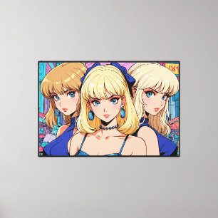 Anime Sträckt Canvastryck
