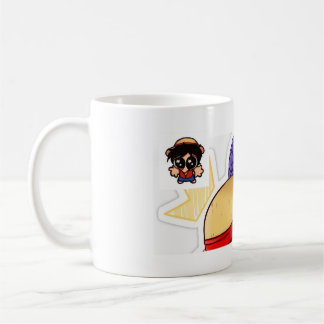 Anime Stråhatt Pirat Luffy Kaffe Mugg