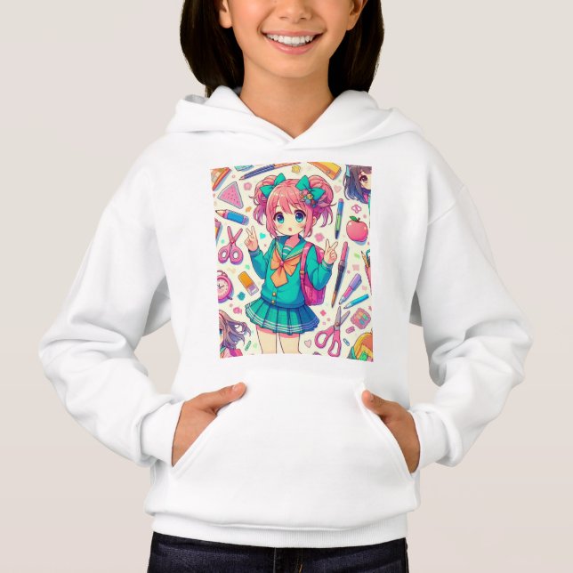 anime student t shirt (Framsida)