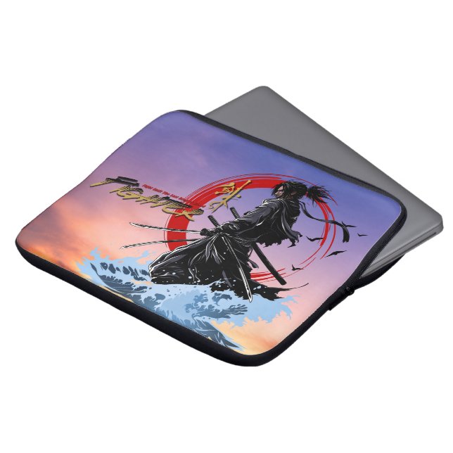 Anime Style Fighter | 33 cm Laptop Fodral (Framsida topp)