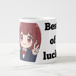 Anime-Style Jumbo-Mugg med 'Lycka till'-tema Jumbo Mugg
