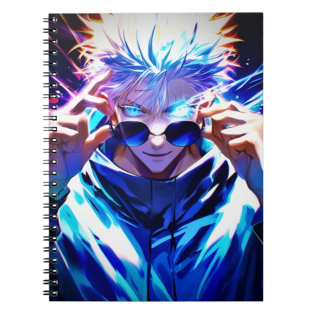 Anime Style Notebook Anteckningsbok (Framsidan)