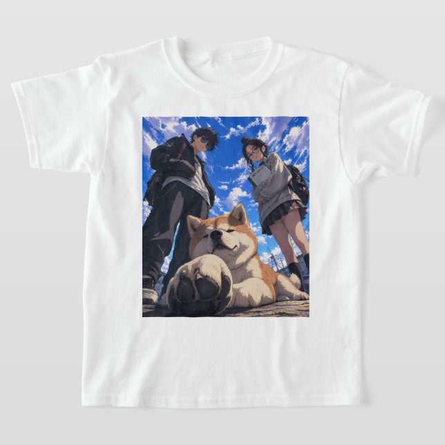 Anime T Shirt (Laydown)