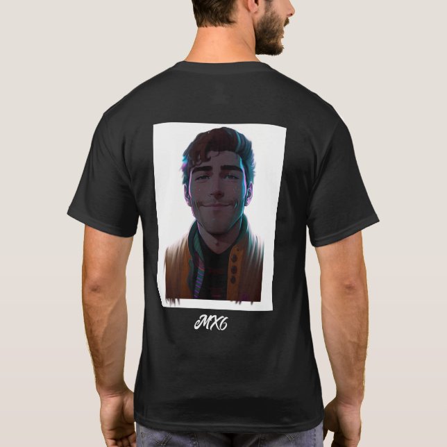 Anime T-Shirt - Space Man (Baksida)