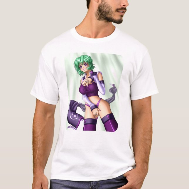 Anime täcker upp flicka tröja (Framsida)