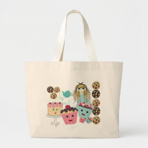 Anime Tea Party kawaii Cake Jumbo Tygkasse