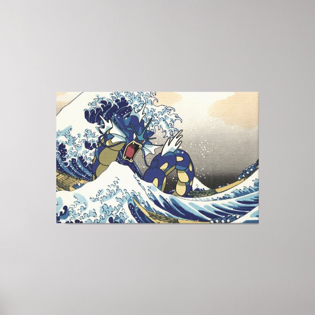 Anime tecknad Premium Wrapped Canvas (glapp) (Framsida)