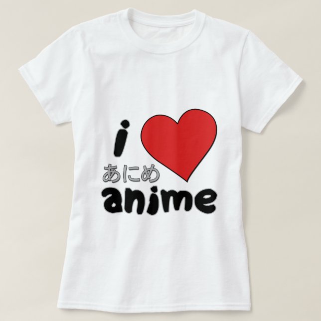 Anime Tee Shirt (Design framsida)