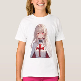 Anime Templar Knights flicktröja T Shirt