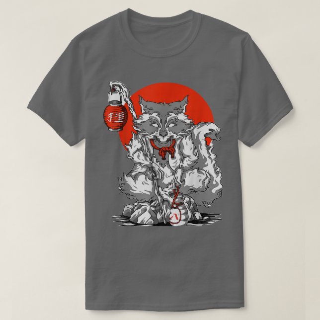 Anime Tengu Varg Tee T-Shirt (Design framsida)