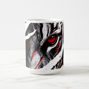 Anime Tiger Eyes Genom Scratch Kaffemugg