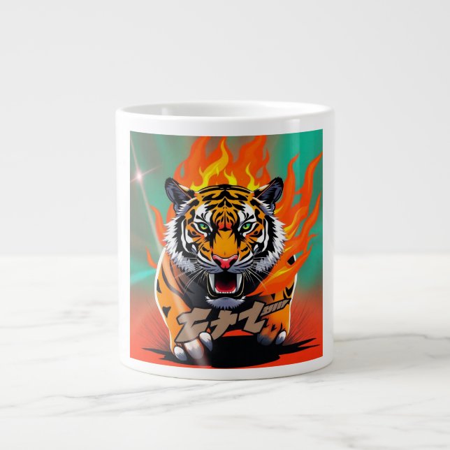 anime tiger jumbo mugg (Framsidan)