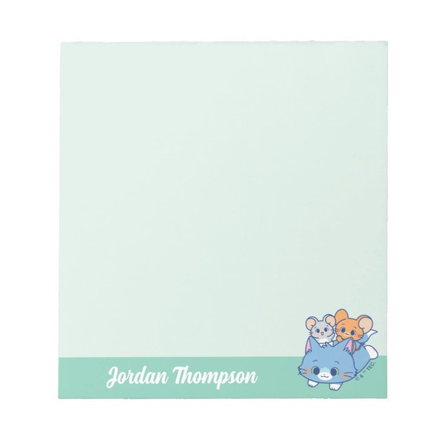 Anime Tom, Jerry och Tuffy Anteckningsblock (Framsida)