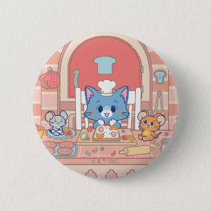 Anime Tom, Jerry och Tuffy Bakery Knapp