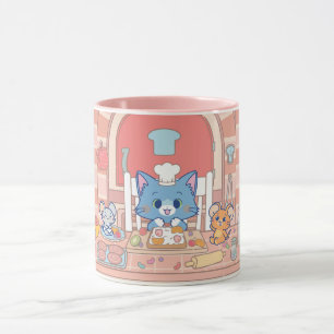 Anime Tom, Jerry och Tuffy Bakery Mugg