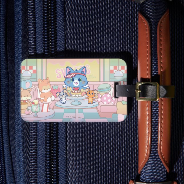 Anime Tom, Jerry och Tuffy Dessert Parlor Bagagebricka (Framsida Insitu 4)
